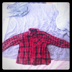 Top shop flannel shirt.